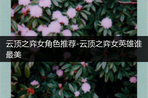 云顶之弈女角色推荐-云顶之弈女英雄谁最美