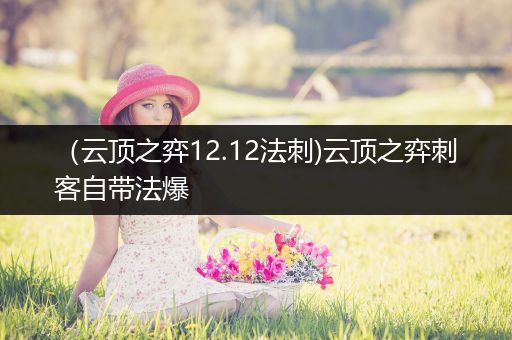 （云顶之弈12.12法刺)云顶之弈刺客自带法爆