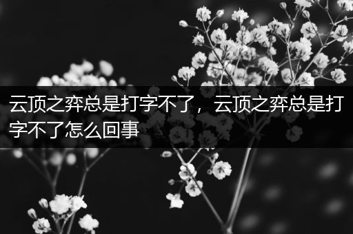云顶之弈总是打字不了，云顶之弈总是打字不了怎么回事