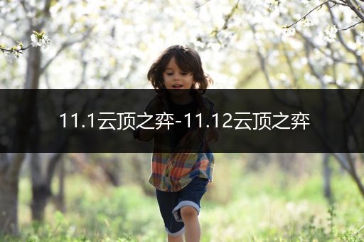 11.1云顶之弈-11.12云顶之弈