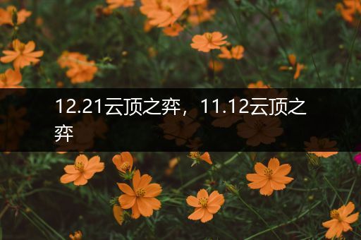 12.21云顶之弈，11.12云顶之弈