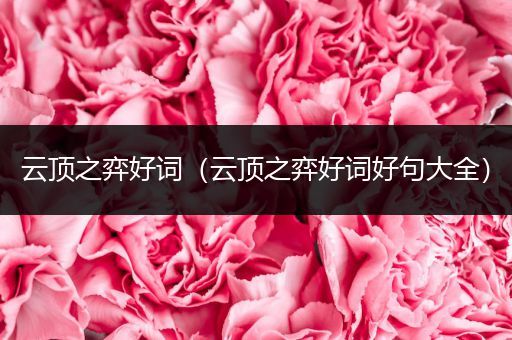云顶之弈好词（云顶之弈好词好句大全）
