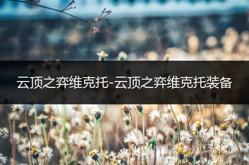 云顶之弈维克托-云顶之弈维克托装备