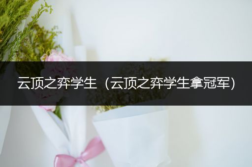云顶之弈学生（云顶之弈学生拿冠军）