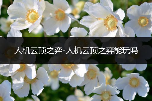 人机云顶之弈-人机云顶之弈能玩吗