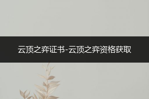 云顶之弈证书-云顶之弈资格获取