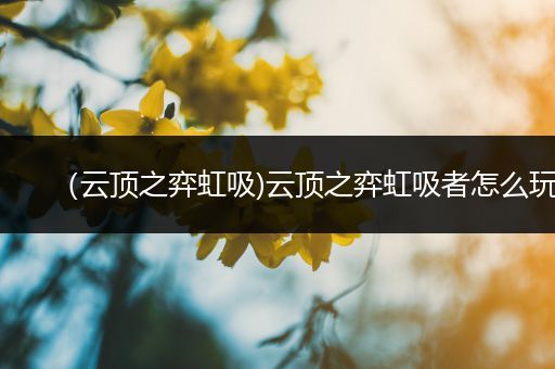 （云顶之弈虹吸)云顶之弈虹吸者怎么玩