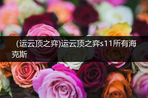 （运云顶之弈)运云顶之弈s11所有海克斯