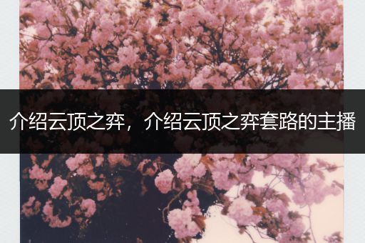 介绍云顶之弈，介绍云顶之弈套路的主播