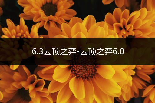 6.3云顶之弈-云顶之弈6.0