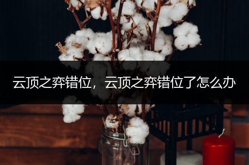 云顶之弈错位，云顶之弈错位了怎么办
